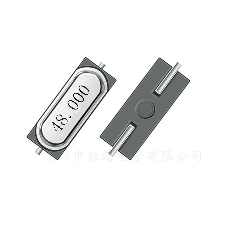 (10PCS) 석영 크리스탈 공진기 수동 발진기 HC-49SMD 48M