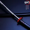 Demon Slayer Katana Sword Kamado Tanjirou Third Nichirin Blade 25cm Metal Anime Peripheral Samurai Sword Model Gifts Toys Boys 4