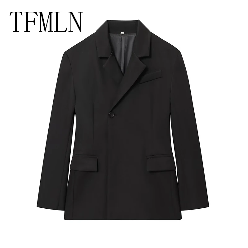 New Autumn Women Suit Jacket 2025 Long Sleeve Slim Minimalist Coat Casual Commuting Stylish Women's Coat