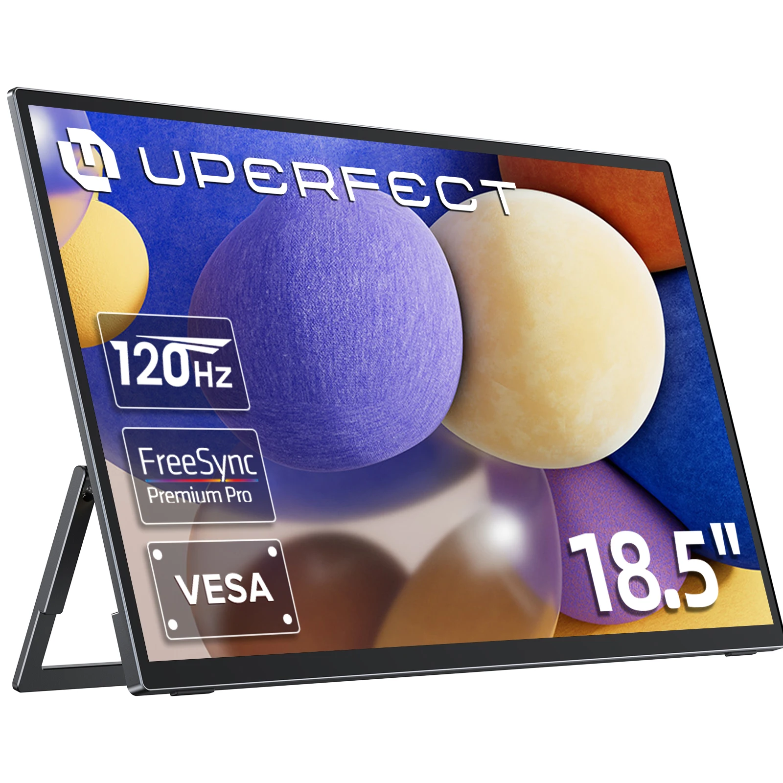 Uperfect 18.5 "tragbarer Monitor ips ps5 xbox 1080p 120hz Gaming IP-Display für Laptop Dual USB C HDMI Computer verlängern Bildschirm