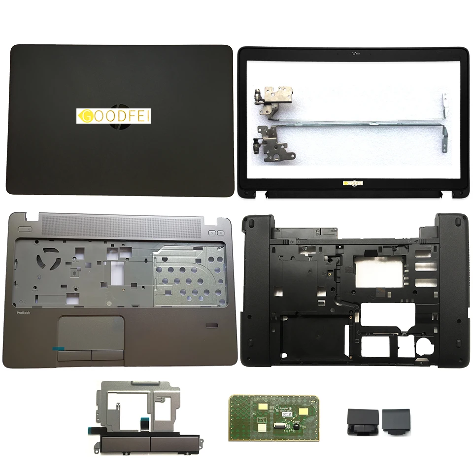 

New Original For HP ProBook 455 450 G1 LCD Back Cover Top Rear Lid Bezel Palmrest Upper Case Base Bottom Lower Cover Touchpad