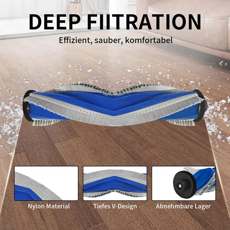 

Аксессуары Для Ecovacs T30PRO/T30MAX, фильтр, пылесборник, основная боковая щетка, ткань для швабры