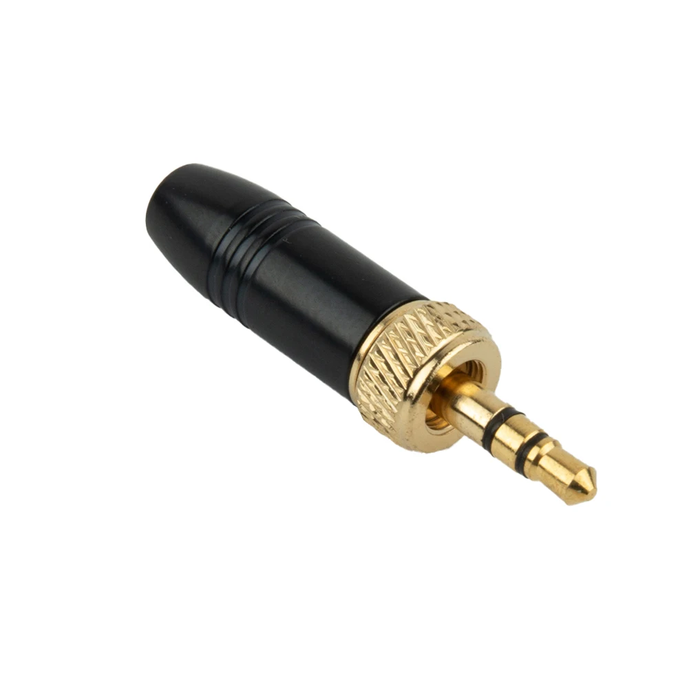 Microphone Stereo Plug Locking Plug Metal Replacement Stereo Cable Microphones For Sennheiser 1/8 " TRS In