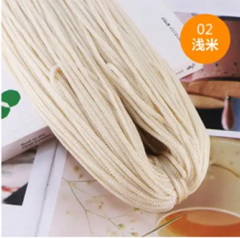 Premium 3mm Nylon Cord for Crocheting and Macrame Projects – Ideal for DIY Hand-Woven Bracelets, Handicrafts, Mats, Slippers, and Bags