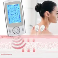 10-Mode Electric EMS Physiotherapy apparatus Tens Muscle Stimulator Acupuncture Body Massage Digital Therapy Fast Dropship 2