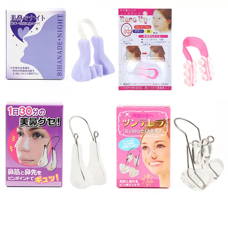 Nose Up Lifting Shaping Shaper Orthotics Clip Beauty Nose Slimming Massager Straightening Clips Tool Nose Up Clip Corrector 2