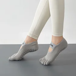 Women's Anti - Slip Five Finger Yoga Toe Socks (GRAY)