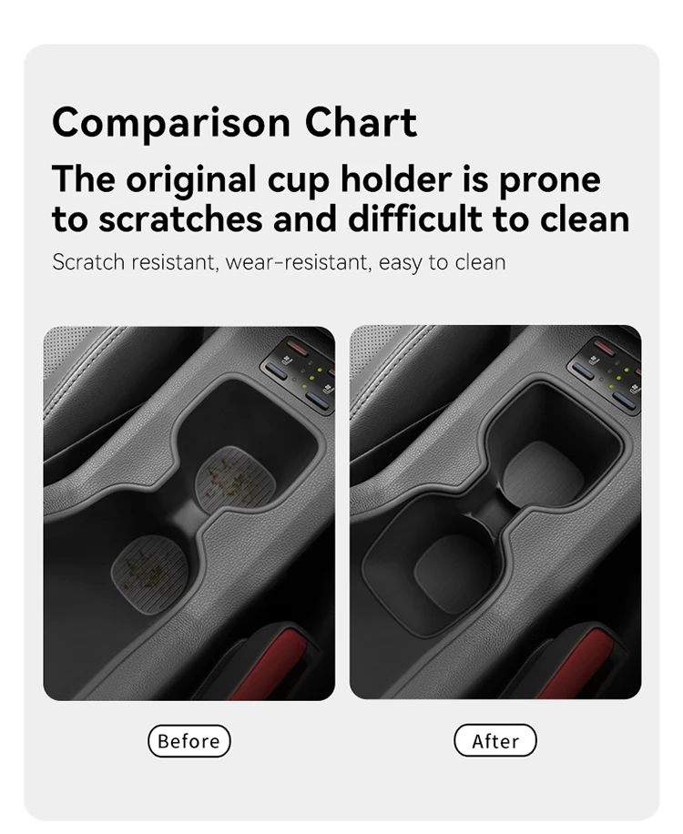 자동차 물컵 홀더 음료 홀더 센터 콘솔 수납함 (도요타 코롤라 크로스 XG10 코롤라 E210 2019-2025 2026 2027)
