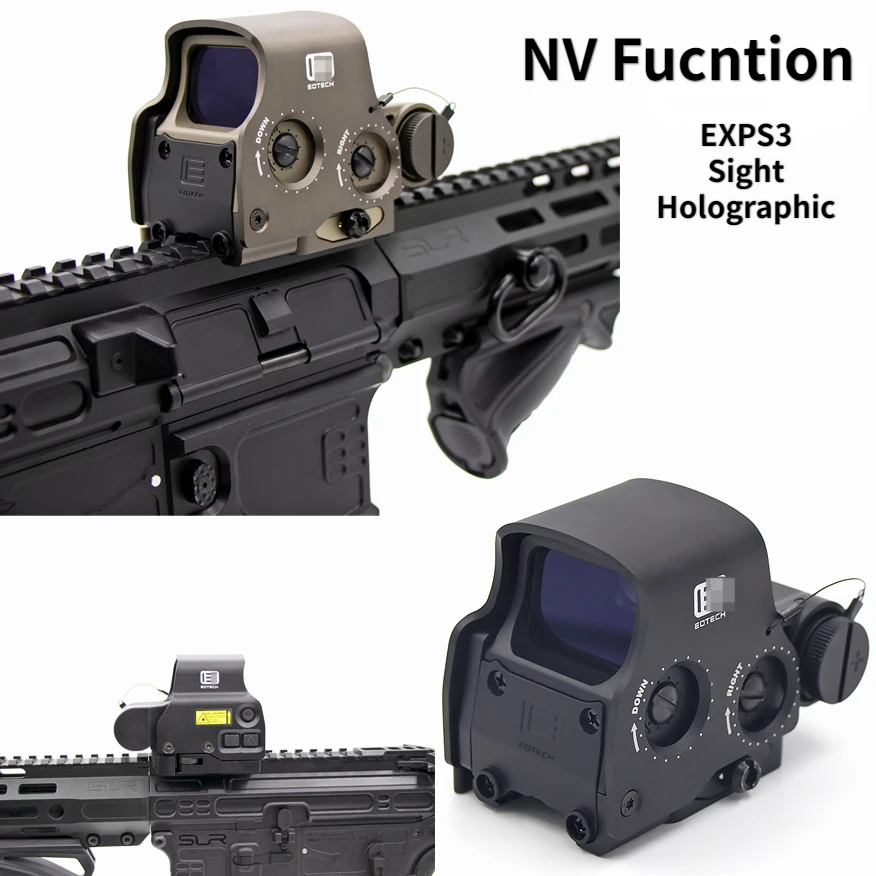 

High Quality EXPS3 Sight Holographic With NV Fucntion 558 Red Dot Hunting Scope 20mm Weaver Airsoft Riflescope
