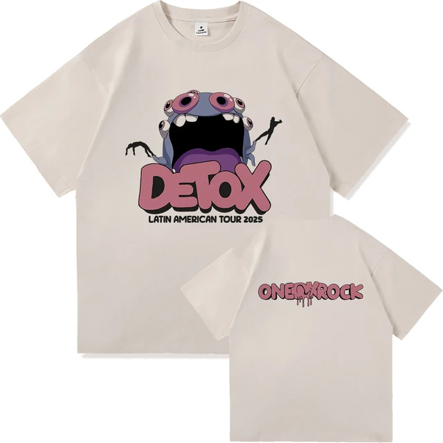 One Ok Rock DETOX Tour 2025 TShirt Fashion Men/women Clothing