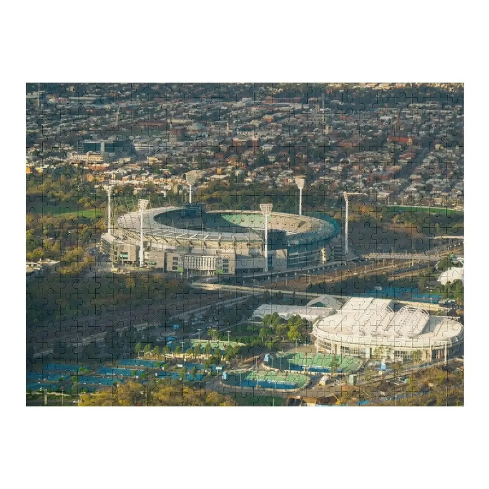 MCG and the Tennis Centre Jigsaw Puzzle Scale Motors Toddler Toys Photo Custom Name Child Toy Puzzle