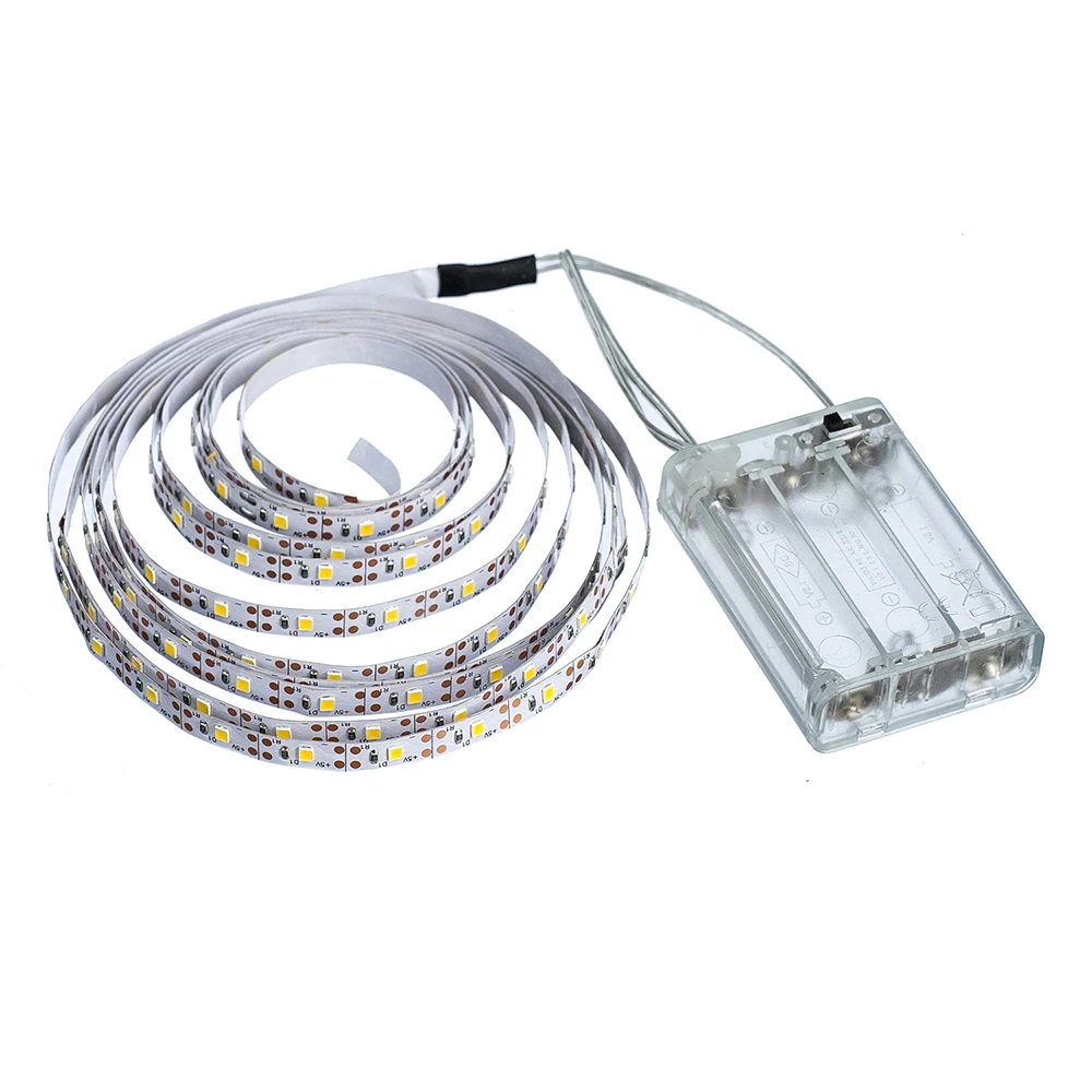 LED Strip Light 16.4FT 3AA Battery Power Flexible LED Light Strip DIY Home Decoration For TV Backdrop Bedroom Kitchen Lighting - 6