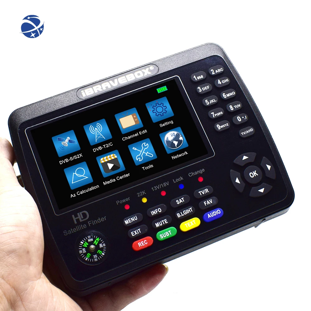 Yyhc Vendita Calda Ibrovebox Finder V10 Finder Pro + Dvb-S/S2/S2X/T/T2/C/H.265 + Ahd(8Mp) Ricevitore Segnale Tv Ricevitore Sat Decoder