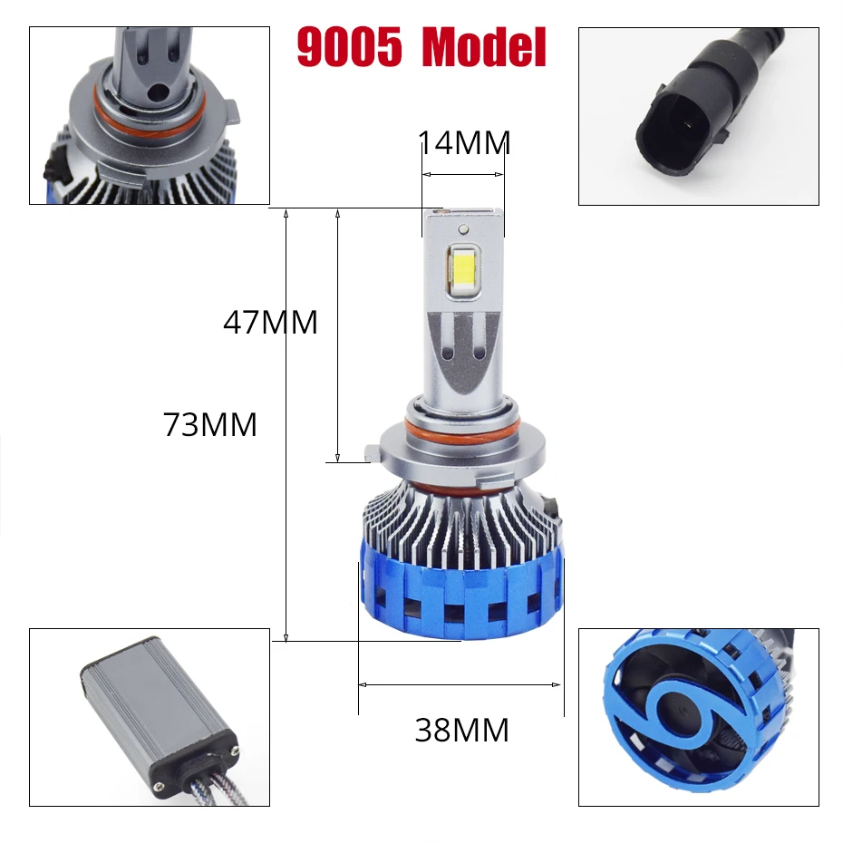 Ronan Single Copper Canbus LED Headlight 12V H4hi/lo H7 H1 H8 H9 H11 9005 HB3 9006 HB4 Auto LED Lamp High Power Light 6000K led car lights led lights led bulbs led headlights led car headlights car headlamps