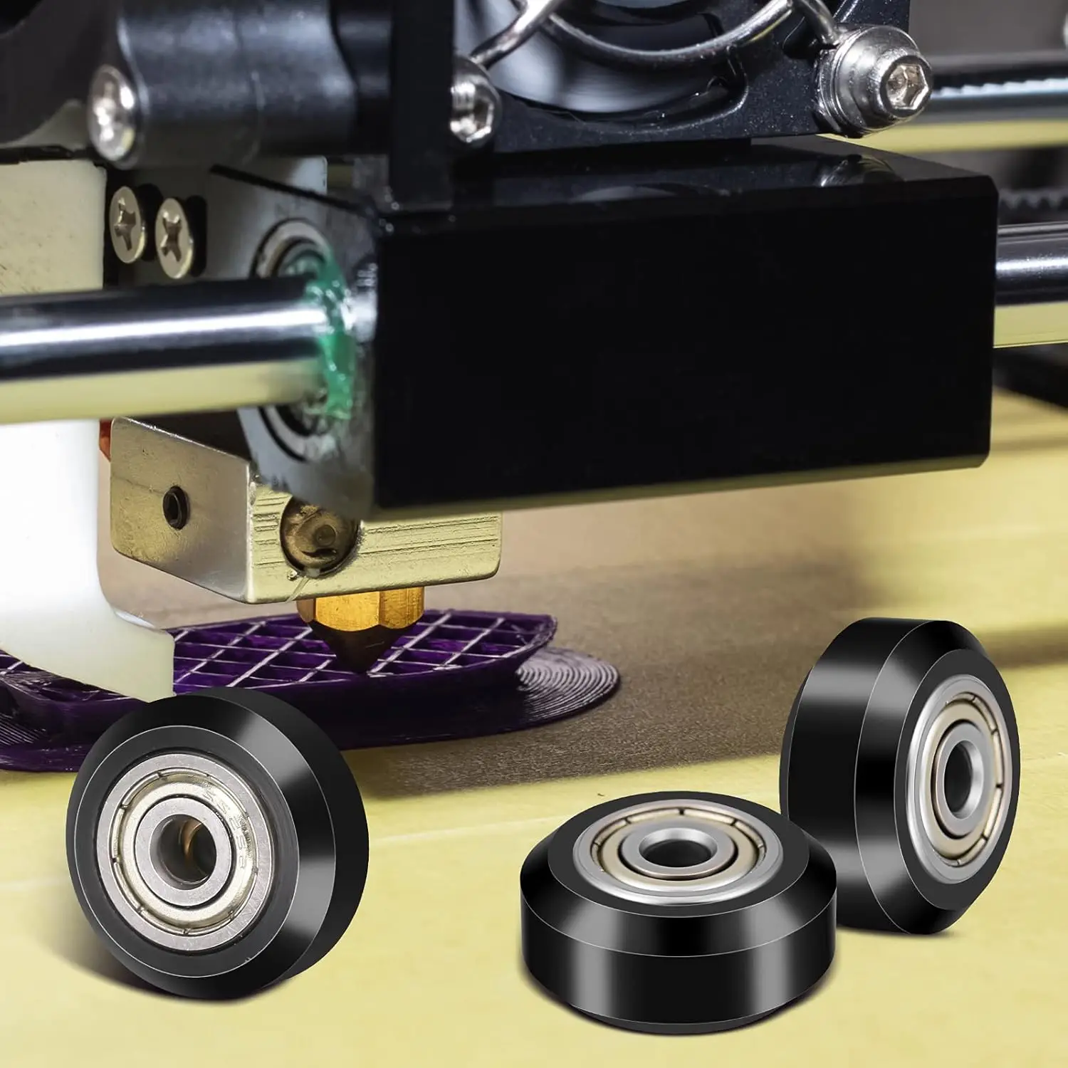 Creality Offizielles POM-Rad-Kunststoff-Riemenscheiben-Linearlager für 3/Pro/Max/Ender 3 V2/Ender 3 S1/Ender 5/CR10-Serie 3D-Drucker – Detail 3