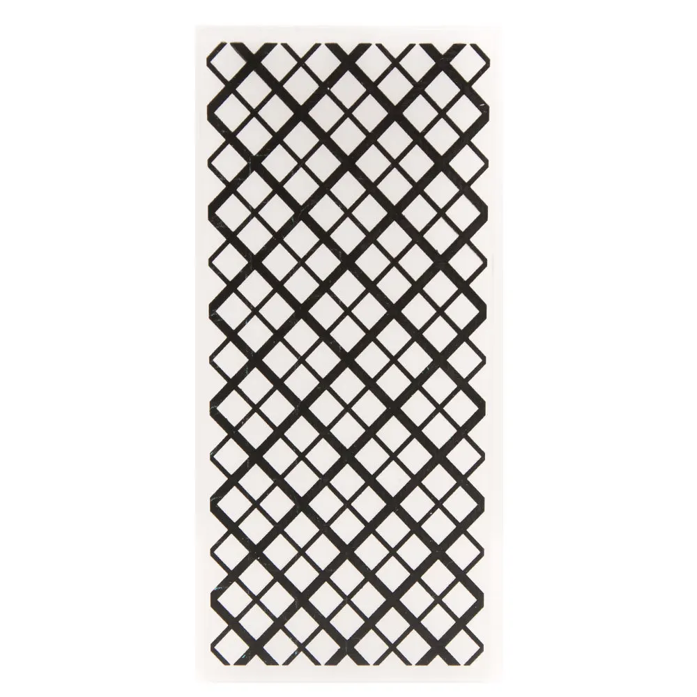 KSCRAFT Slimline Plaid Embossing Folders for DIY Scrapbooking Paper Craft/Card Making Decoration Supplies