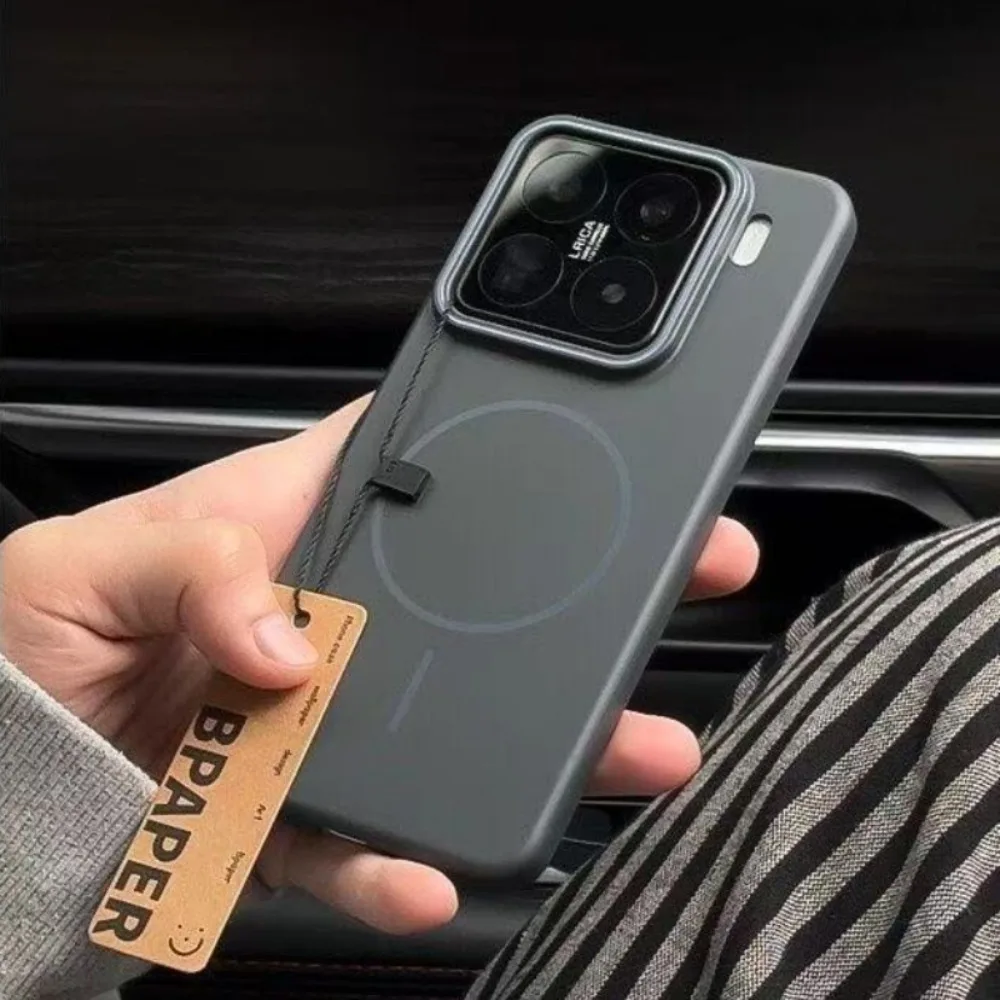 Luxury Matte Wireless Charging Phone Case with MagSafe Compatibility