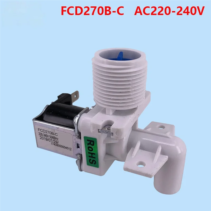 B64B-Machine Inlet Valve Assembly Washer FCD270B-C Ebow Solenoid Valve For Midea Royalstar AC220V-240V