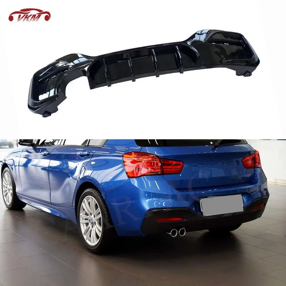 Abs Carbon Look Paraurti Posteriore Diffusore A Labbro Splitter Per Bmw Serie 1 F20 M Sport M135I M140I 2016- 2018 Accessori Per Lo Styling Dell'Auto