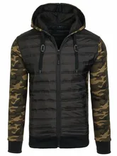  Winter Camouflage Jacket Men Casual Hoodies Winter Warm Hooded Overcoat Male Army Patchwork Bomber Jackets Men Clothing Outwear 