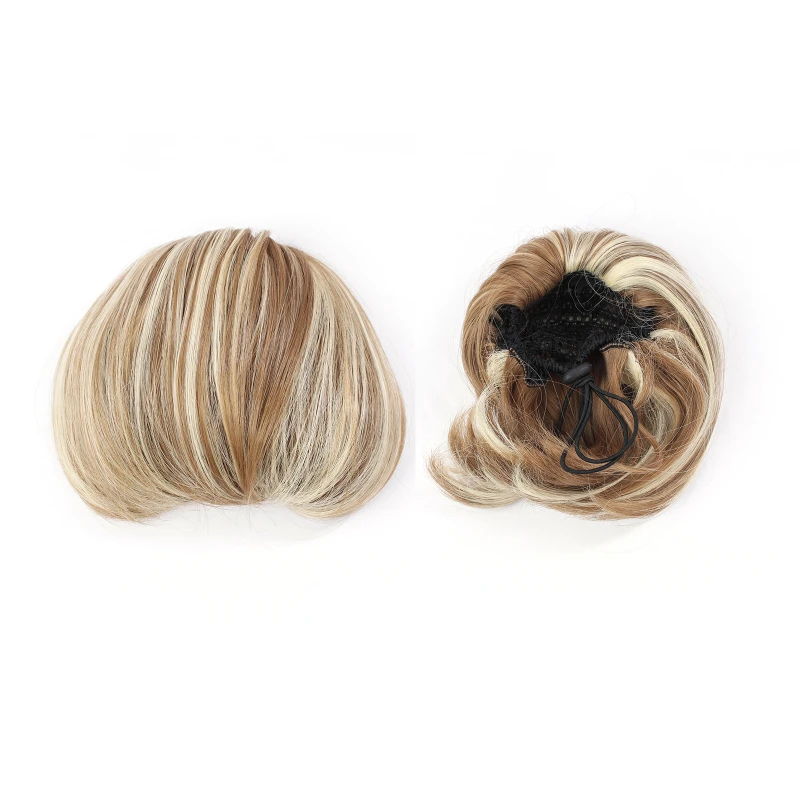 Synthetic Hair Bun Donut Hair Piece Extension For Women Headwear