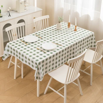 The tablecloth with a warm and cozy atmosphere, a high-temperature resistant tablecloth, and a waterproof, oil-proof, and no-was 1