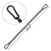 2X Steel Hanging Chair Chain With 2 Carabiners, Heavy Duty Porch Swing Hammock Chain Kit,For Hammock Swings(66Cm) 5