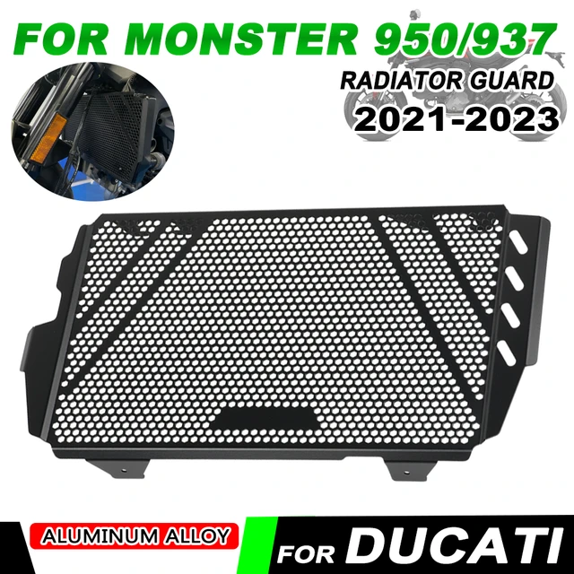 Grille de protection de radiateur pour moto Ducati Monster, couvercle de  protection, accessoires pour MONSTER950 et Monster937, 2023, 950, 937,  2021, 2022 - AliExpress