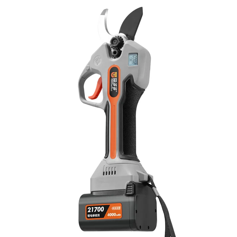 DD3344 Cut 60mm Garden Electric Shears LED Display Tree Branch Cordless Pruning With Two Rechargeable Batteries Powered Pruner
