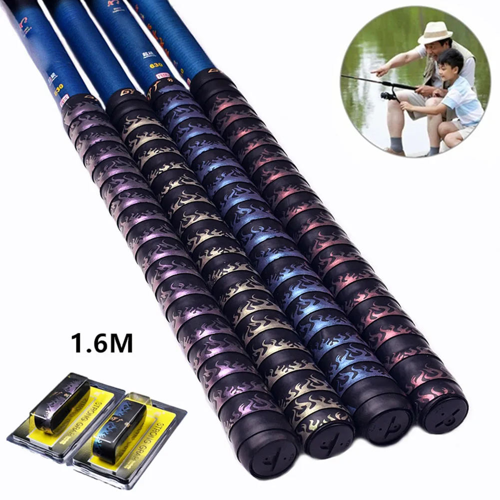 

Fishing Rod Sweatband PU Anti Slip Racket Grip For DIY Tennis Badminton Racket Grip Tape 160cm X 2.5cm X 2.0mm Dropship