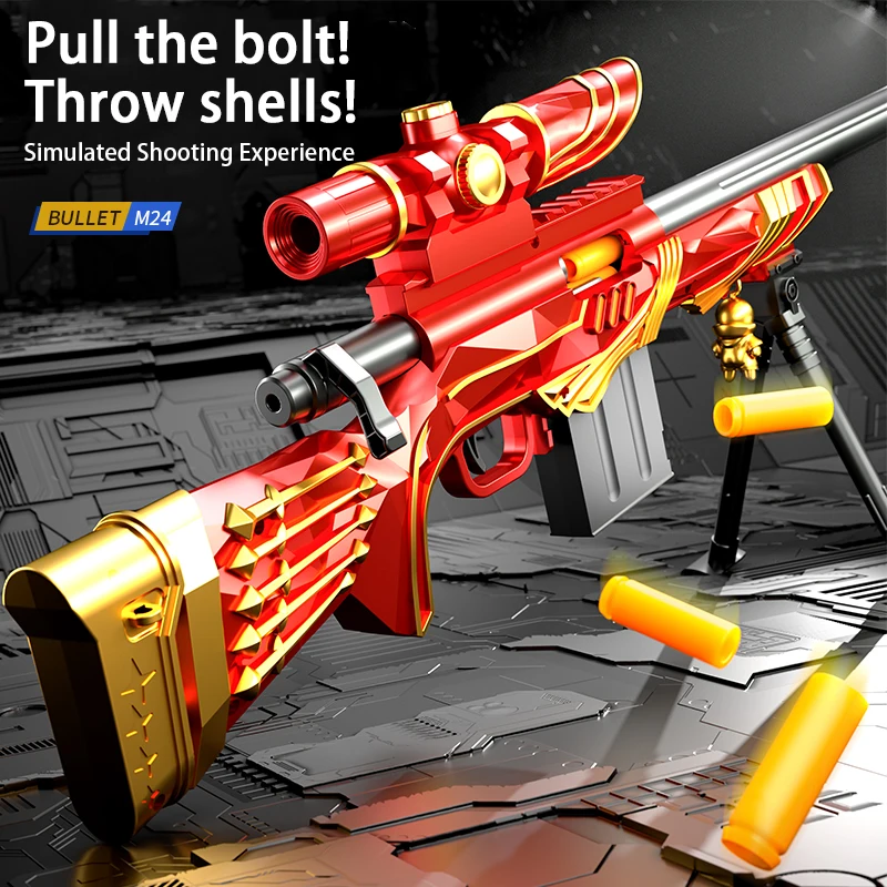 Star Faith Toy Gun, Soft Bullet, Manual Up Rotation