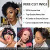 Short Curly Human Hair Wigs
