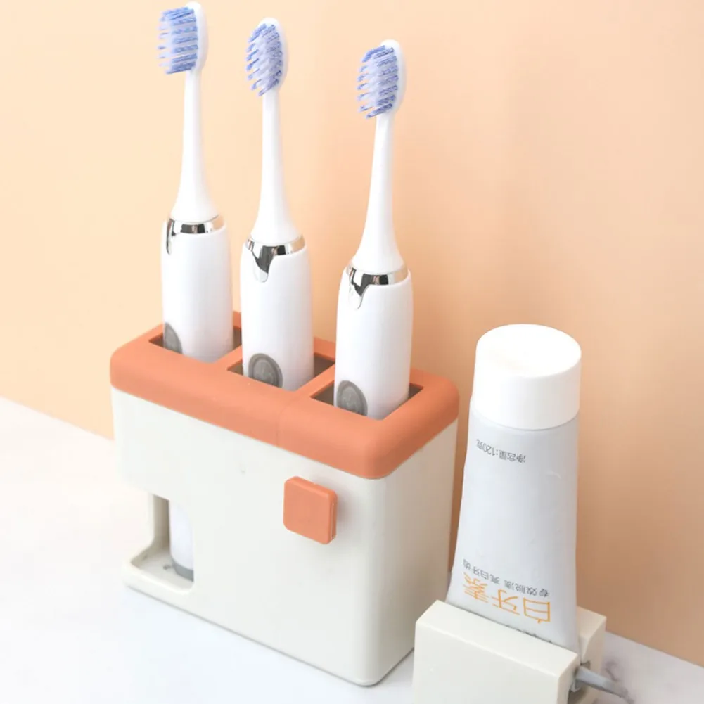 Bathroom Toothbrush Rack Wall Mount Electric Toothbrush Holder Punch