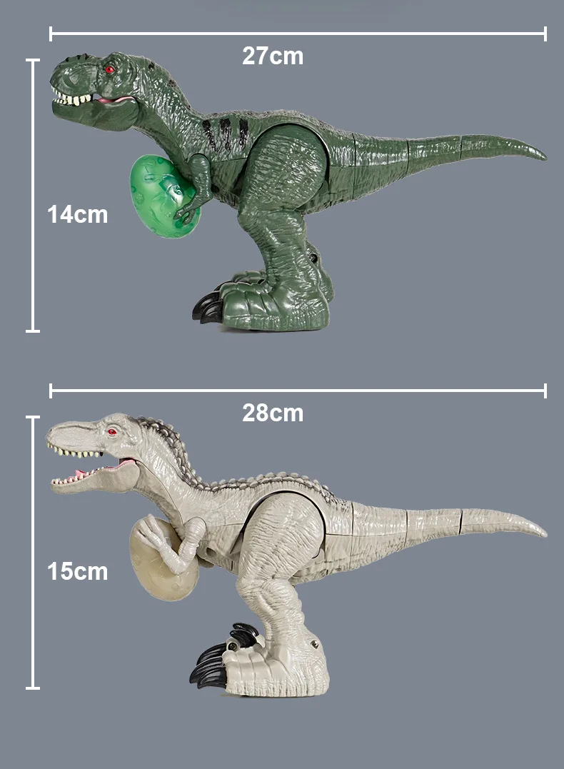 2024 New Children's Electric Remote Control Simulation Tyrannosaurus Rex Egg Holding Dinosaur Toy 3