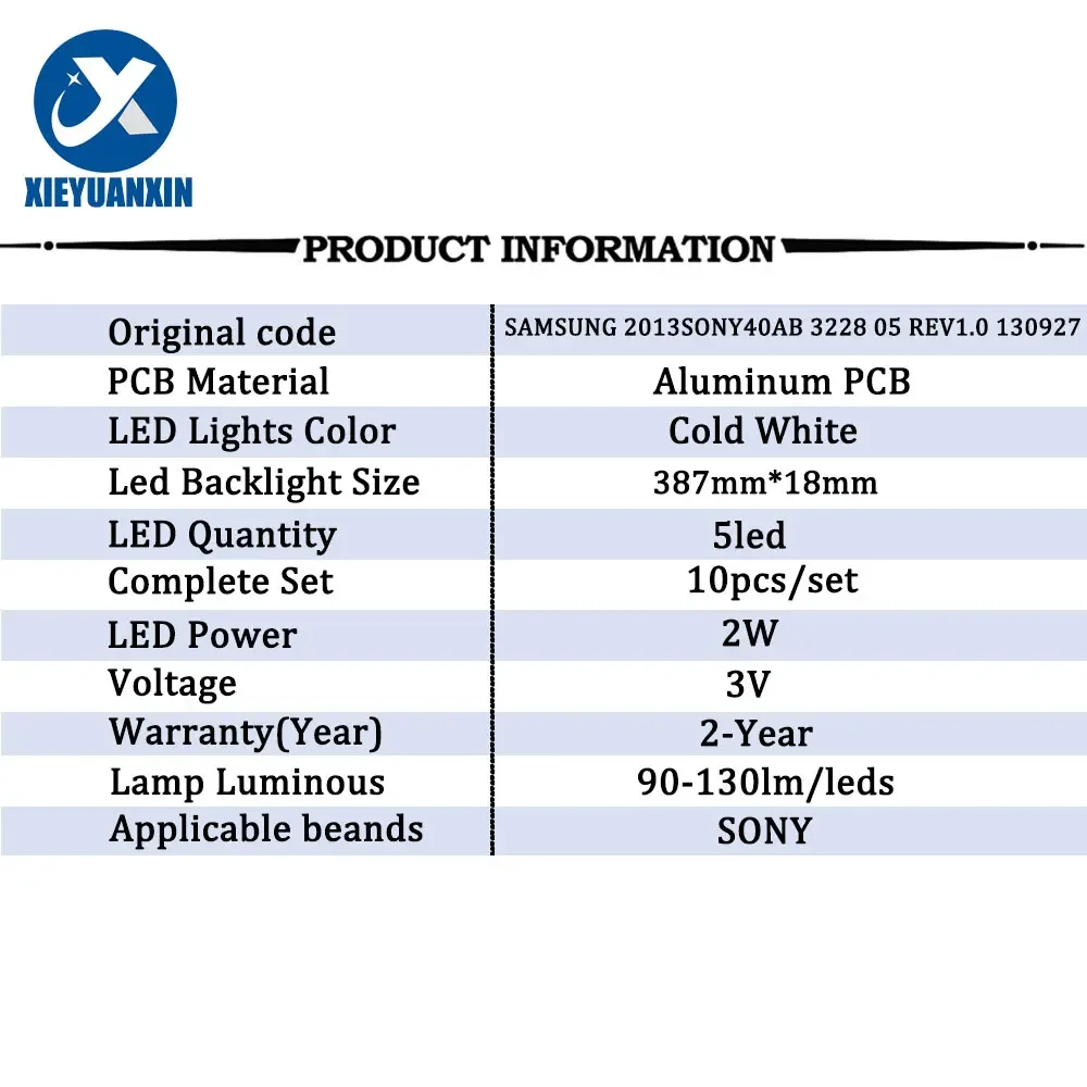 LED podsvícení svléknout se KDL-40R480B KDL-40R450B KDL-40R483B 40W605B KDL-40R485A KDL-40RM10B KDL-40R453B NS4S400DND01 40R450B 40RM10B