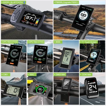 Electric Bike BAFANG UART CAN Display DPC18 DZ40 DM03 EKD01 Bluetooth for BAFANG BBS TS Mid Drive Motor Bicycle ebike Computer 1