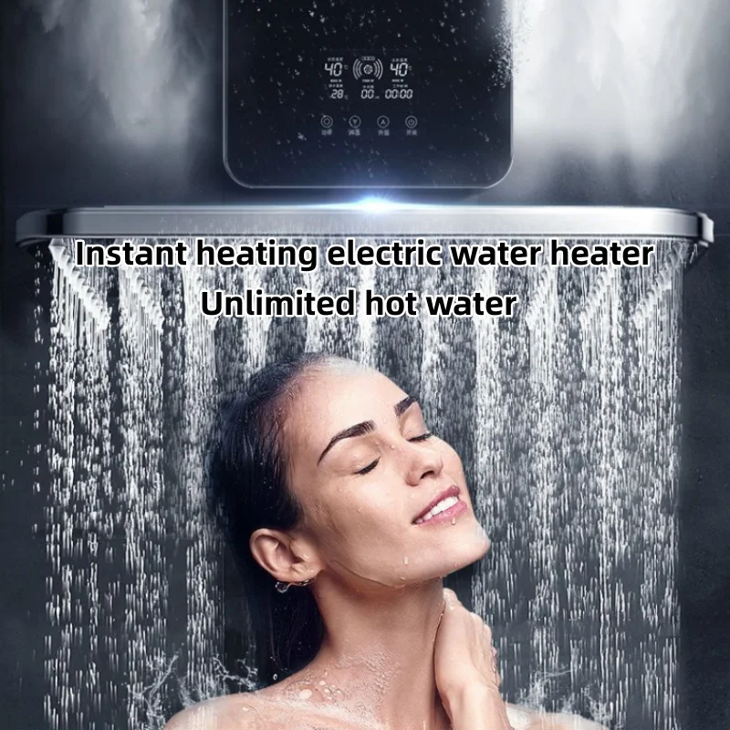 Intelligent Electric Water Heater Tankless Water Heater Household Fast Hot Bath Machine Apartment Hotel Bathroom Hot Shower