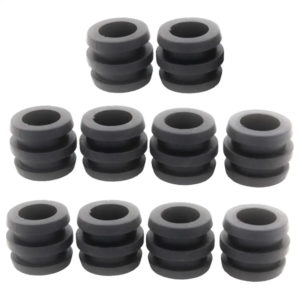 Foosball Table Rod Bumper Buffer 10 Pieces/Set 16mm for Table Football Game Tabletop Soccer Game