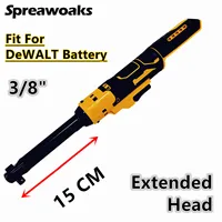 Cordless Ratchet Wrench Upgraded Extended Head Removal Screw Nut 220N.m 3/8" Electric Driver Power Tools For Dewalt 20V Battery 1