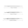 3Pcs Ingrown Toenail Correction Tool Set, Stainless Steel Double-Ended Nail Files, Paronychia Care, Foot Cleaning Tools 6