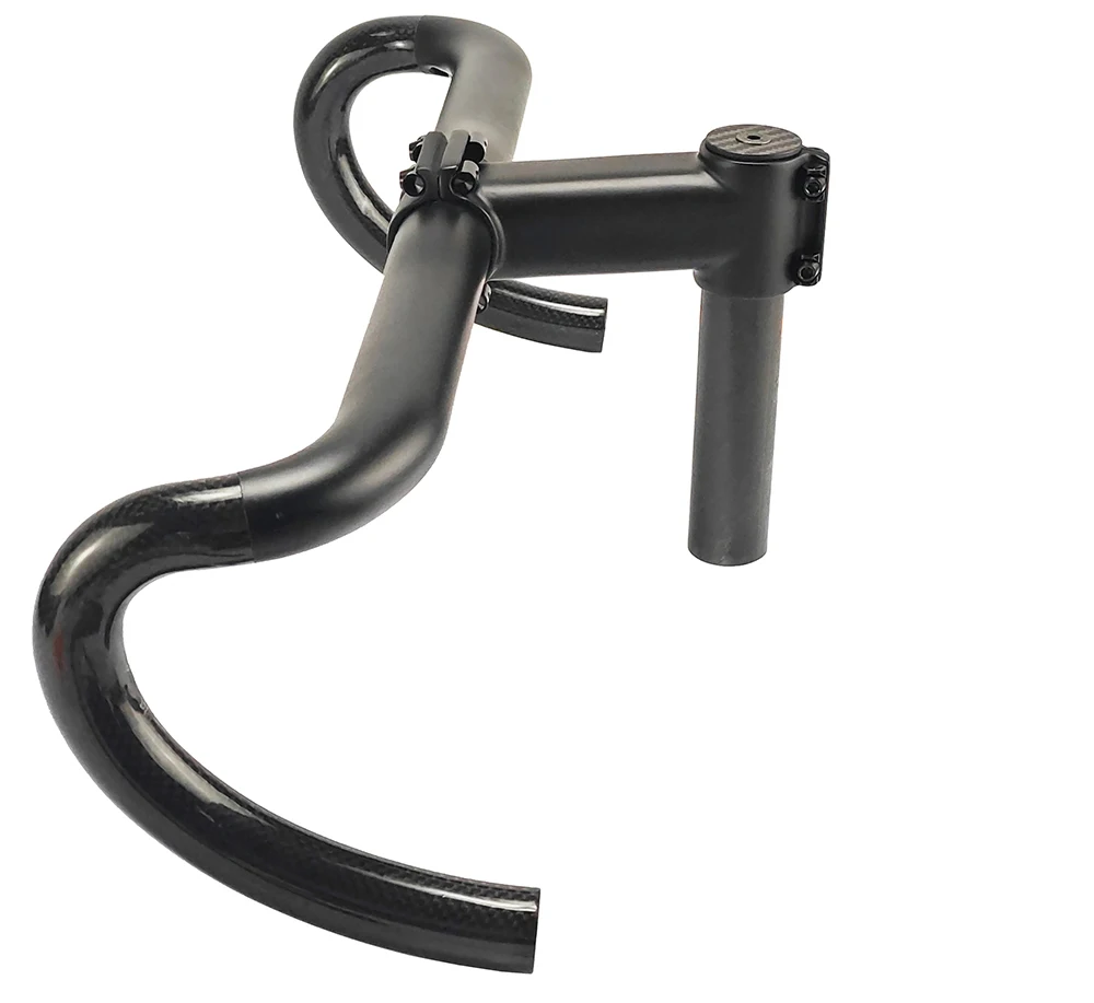 DARIMO IX4 Vollcarbon-Vorbau, geeignet für Road/x-cross/MTB, UD matt, 31,8 mm, 6 ° /12 ° /17 °, 60-120 mm, Fahrradzubehör – Detail 21