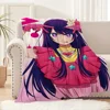 Anime Pink O-Oshi no Ko Blanket Plush Nap Sofa rug for Living Room Warm Office Bedroom Birthday Home Travel Kid Gifts 1