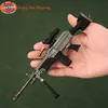PUBG Weapon Related Products Medium Collection M249 Detachable Double Mirror Clip Light Machine Gun  Alloy Metal Toy 2