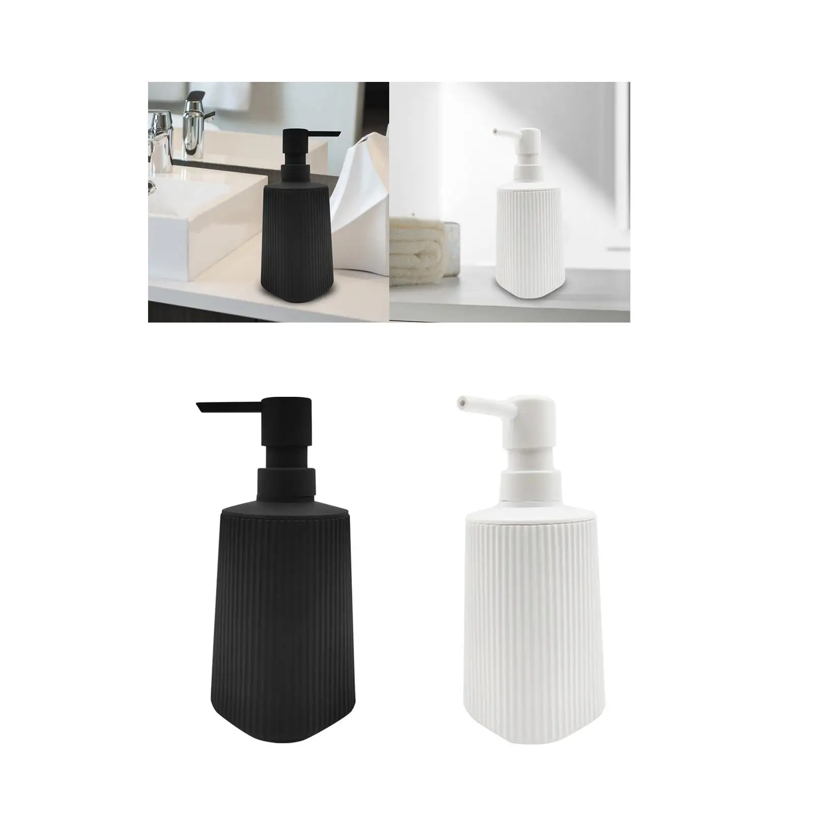 13oz Liquid Soap Dispenser Handwash Container Liquid Container Multifunctional Reusable Refillable for Moisturizer Body Wash