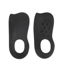 ComfortPlus Arch Support Insoles for Flat Feet and Plantar Relief - Unisex Shoe Inserts (1 pair black)