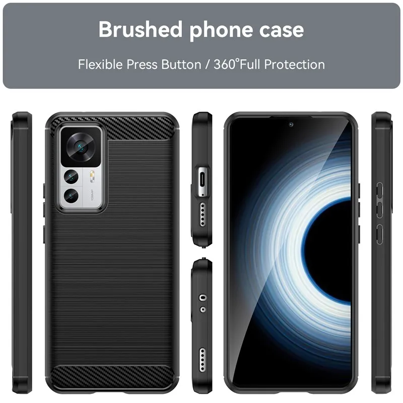  YBROY Funda para Xiaomi 12T Pro, TPU suave + PC duro