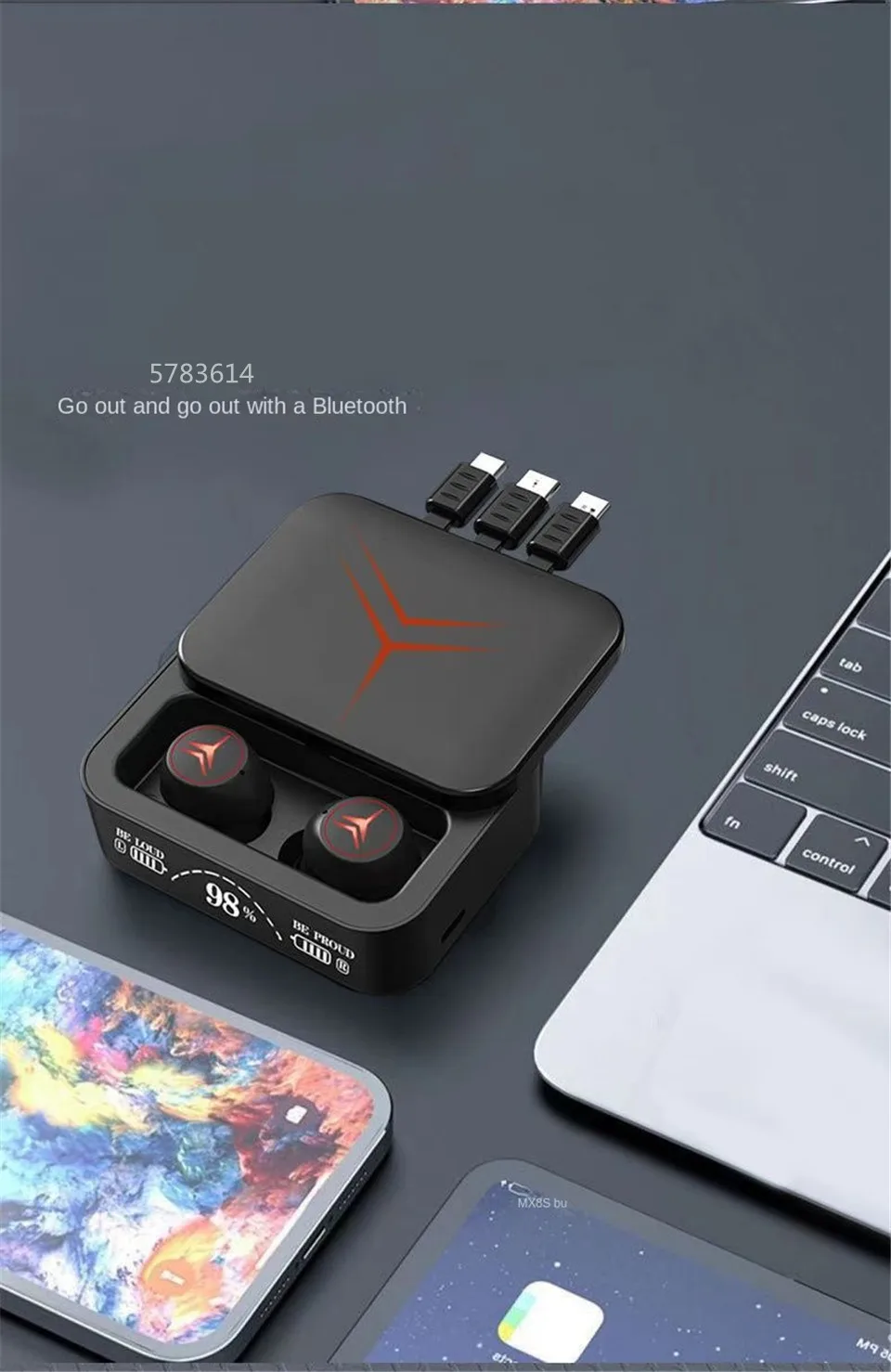 M90/M88 Earbuds Bluetooth | Waterproof  | Noise Cancelling With 3500mAh Power bank