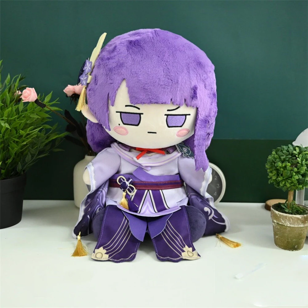 

Pre-order Game Genshin Impact Raiden Ei 30cm Plush Skeleton Sitting Doll Change Clothes Outfit Toy Soft Cosplay Fan Gift