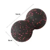 Peanut Fitness Massage Ball Set Yoga Roller Double Lacrosse Mobility Ball for Myofascial Physical Therapy Deep Tissue Massage 5