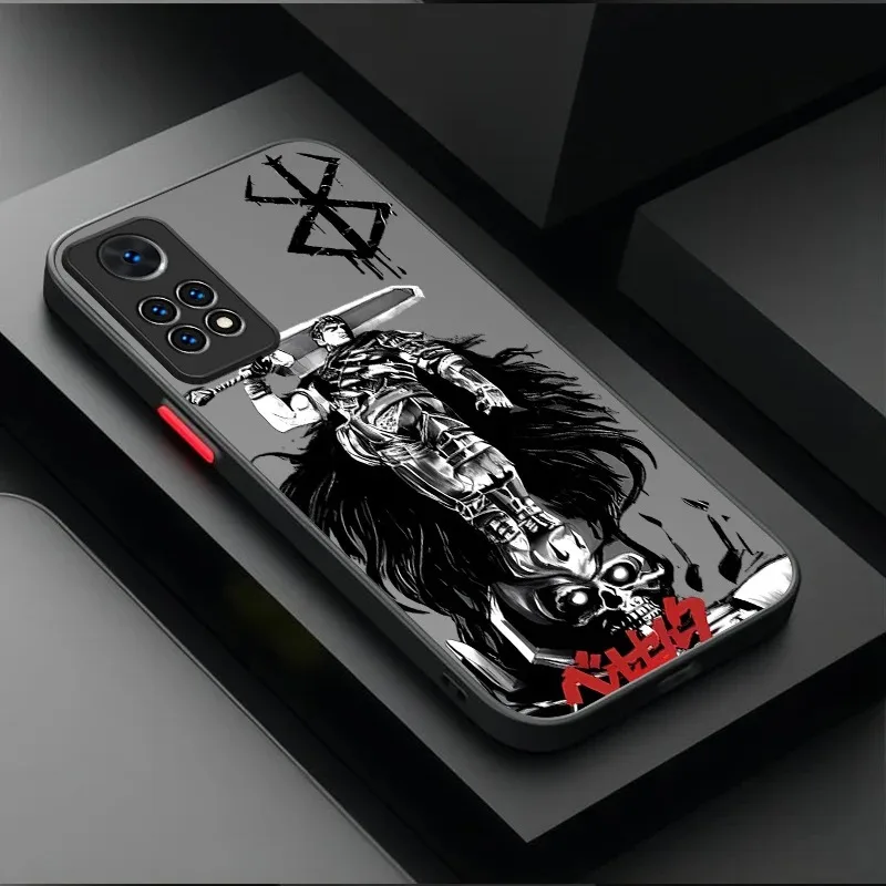 Matte Berserk Comics Anime Protective Phone Case